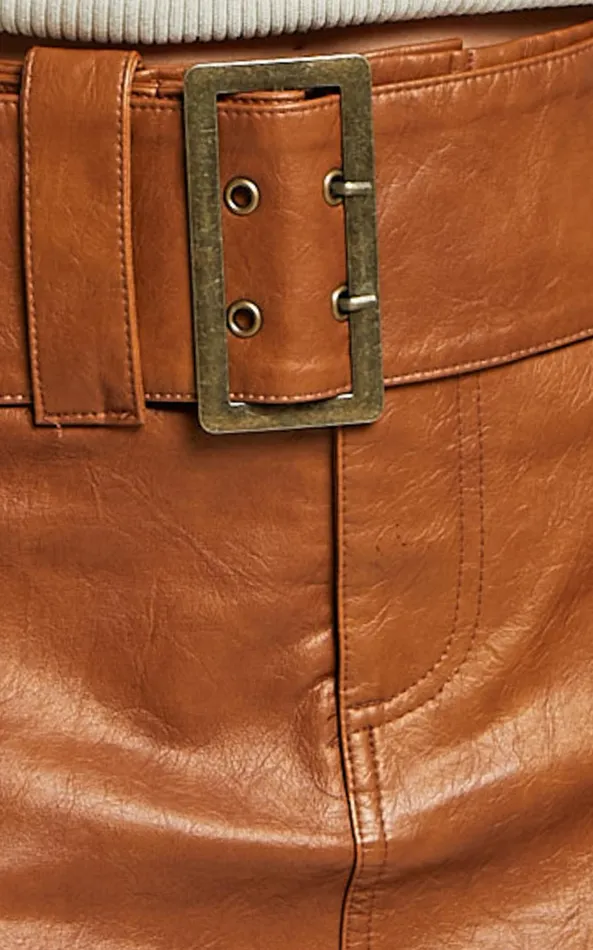 Showpo Lioness 8211 Uma Mini Skirt In Tan Women Skirts
