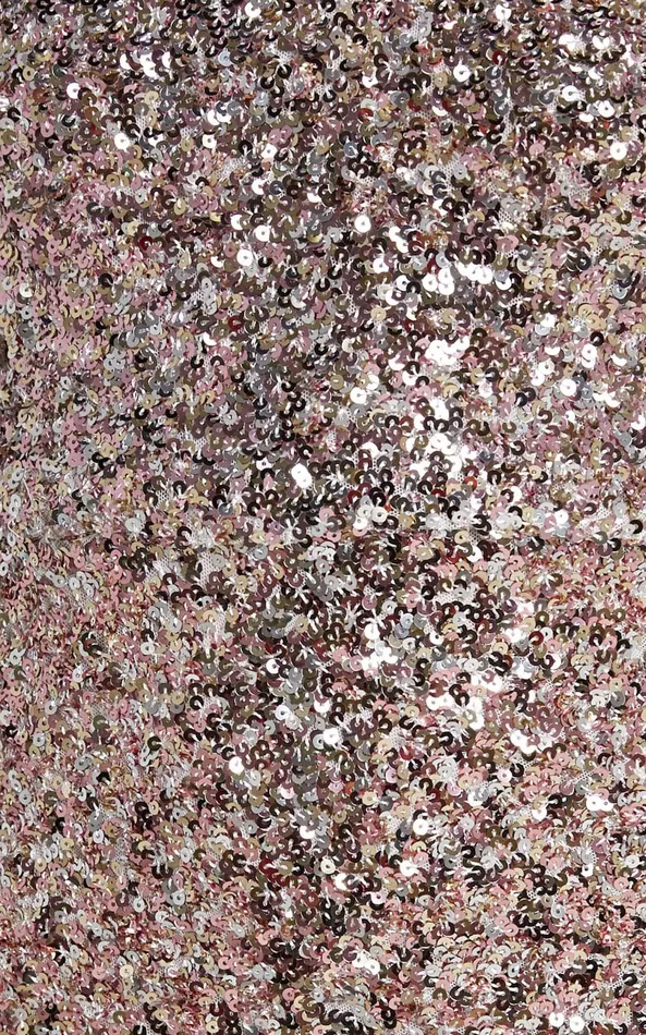 Showpo Luecia Mini Dress 8211 Asymmetric One Shoulder Puff Sleeve Dress In Pink Sequin Women Dresses