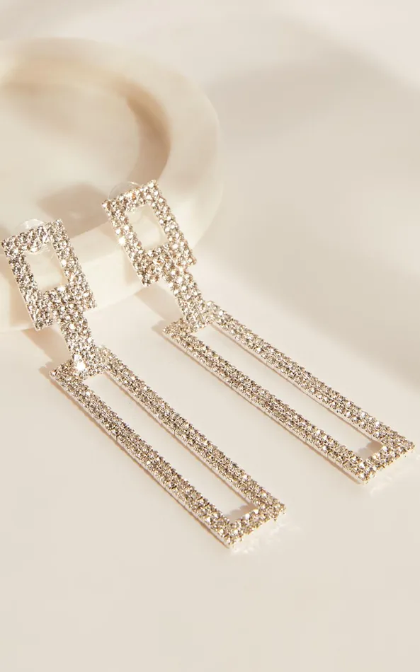 Showpo Maffey Earrings In Diamante Women Earrings