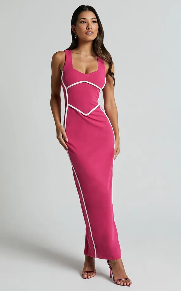 Showpo Magnolia Midi Dress 8211 Scoop Neck Bodycon Dress In Pink Women Dresses Showpo Magnolia Midi Dress 8211 Scoop Neck Bodycon Dress In Pink Women Dresses