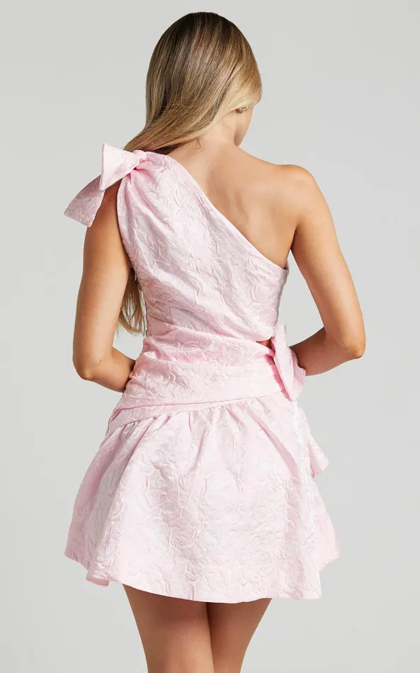 Showpo Mathilda Mini Dress 8211 Cut Out Side Wrap Dress In Pink Women Dresses