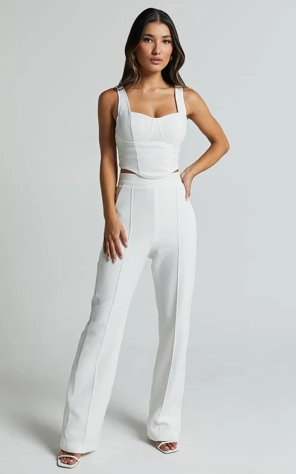 Showpo Minelli Top 8211 Bustier Corset Top In Ivory Women Tops
