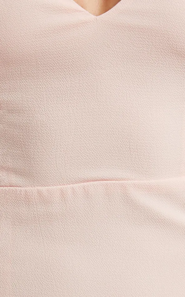 Showpo More Than This Maxi Dress In Blush Women Curve Clothes