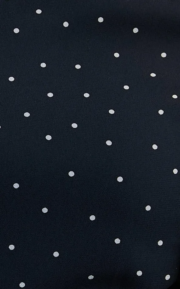 Showpo Moving Spots Top 8211 Long Sleeve Top In Black Spot Women Tops