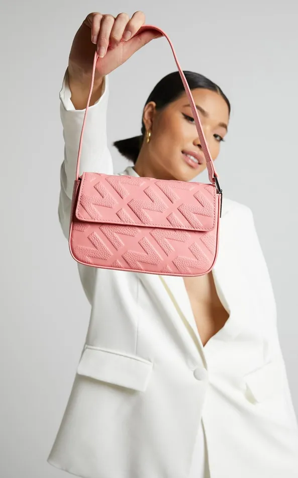 Showpo Nakedvice 8211 The Jones Pink Bag In Pink Silver Women Bags
