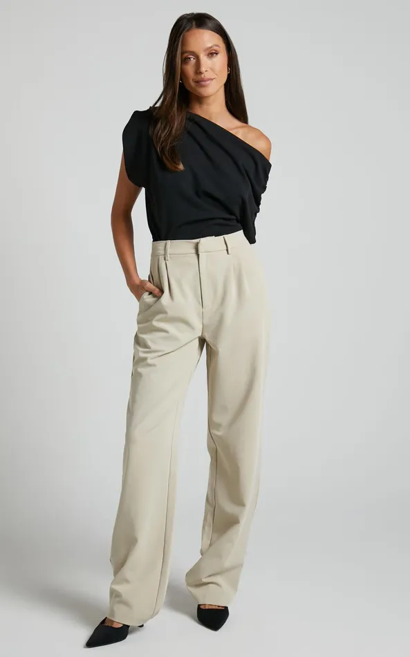 Showpo Nalfie Top 8211 Asymmetrical Top In Black Women Tops
