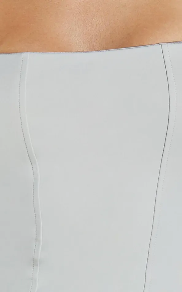 Showpo Narla Top 8211 Panel Detail Corset Top In Stone Women Tops