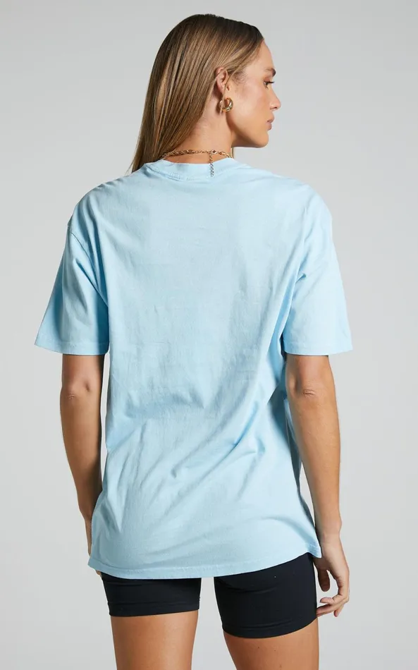Showpo NCAA 8211 North Carolina Champions Athletics Tee In Sky Blue Women Tops