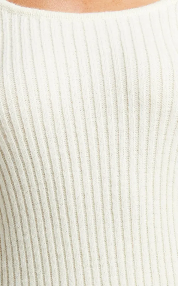 Showpo Nina Knitted Maxi Dress 8211 Scoop Neck Knitted Maxi Dress In Beige Women Dresses