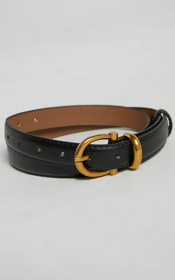 Showpo Ninetta Belt In Black Women Belts Showpo Ninetta Belt In Black Women Belts