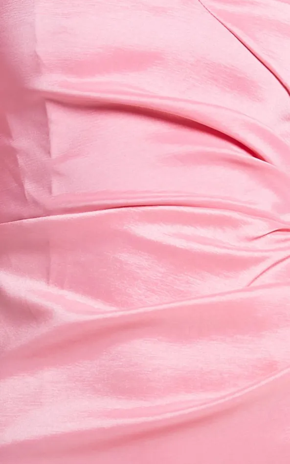 Showpo Olive Mini Dress 8211 Sweetheart Off Shoulder Short Puff Sleeve In Pink Women Dresses