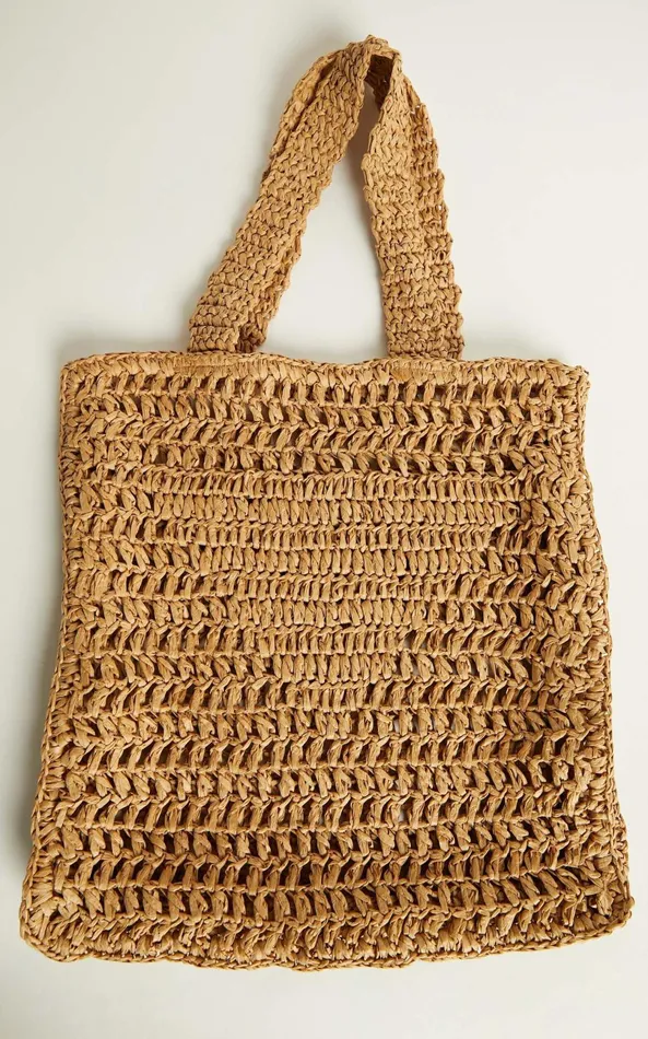 Showpo Paros Crochet Tote Bag In Tan Women Bags Showpo Paros Crochet Tote Bag In Tan Women Bags
