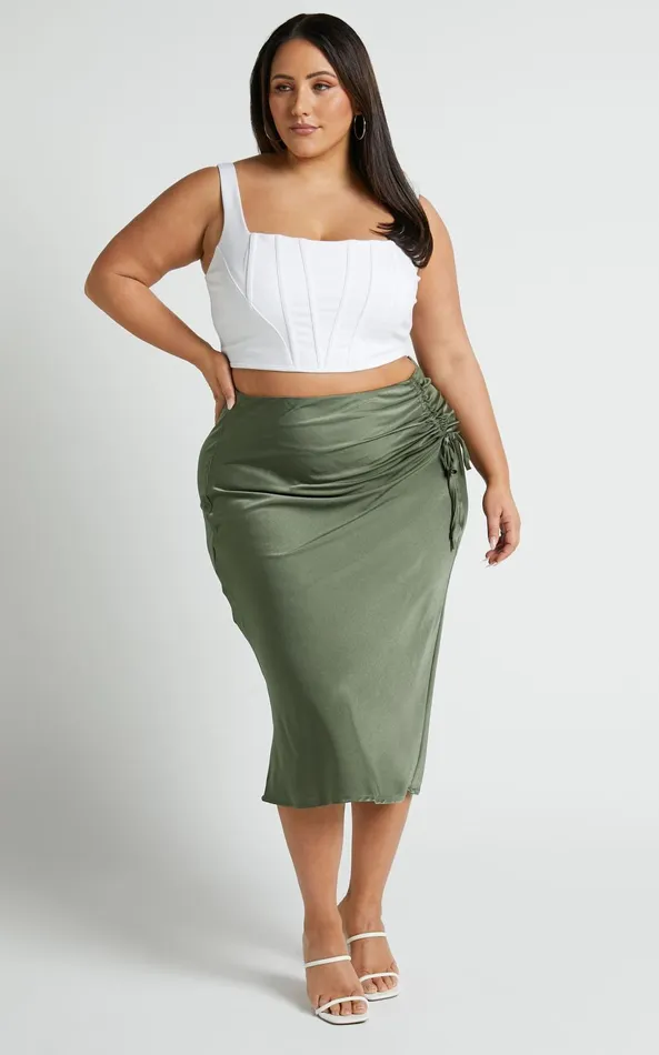 Showpo Pellar Top 8211 Square Neck Corset Top In White Women Curve Clothes