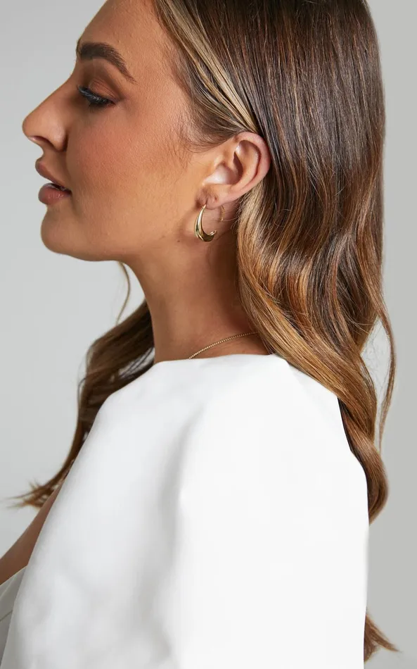Showpo Pheba Earrings In Gold Women Earrings