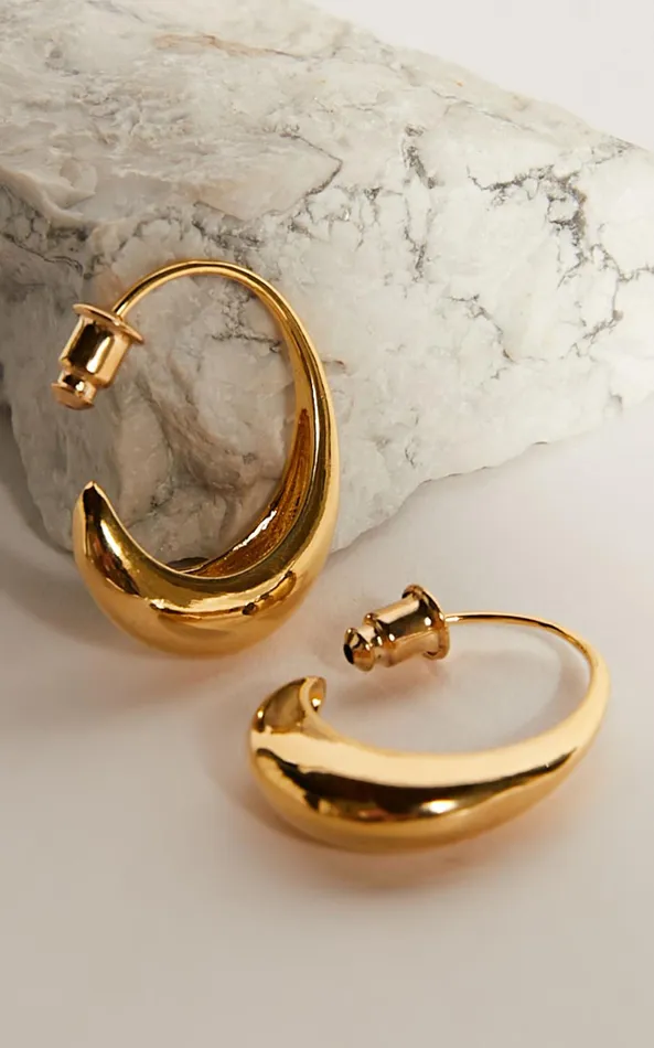 Showpo Pheba Earrings In Gold Women Earrings