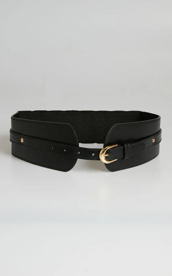 Showpo Prisha Belt In Black Women Belts