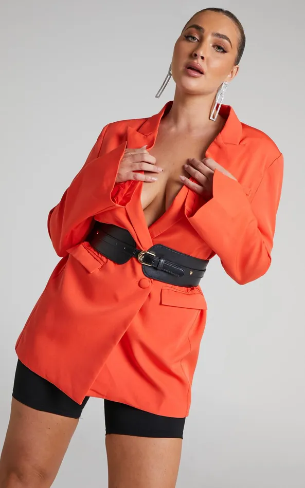 Showpo Prisha Belt In Black Women Belts