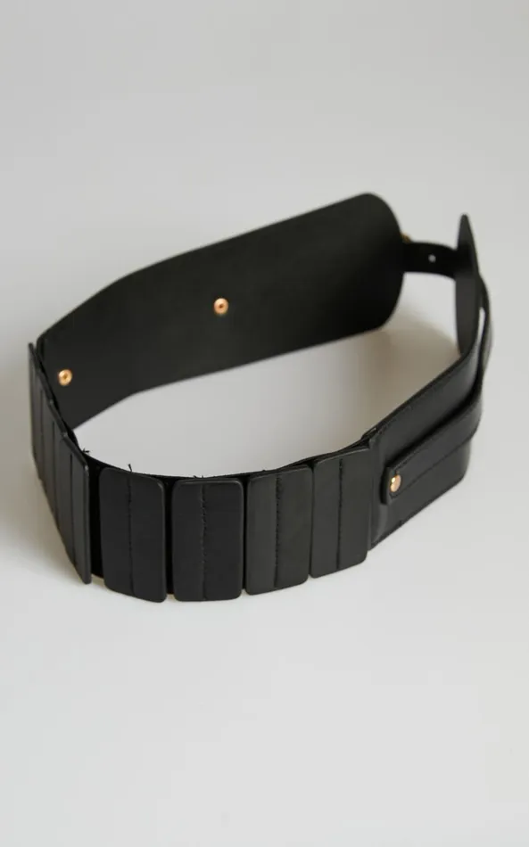 Showpo Prisha Belt In Black Women Belts