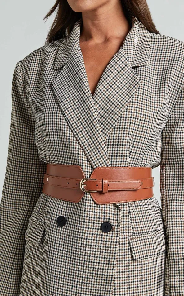 Showpo Prisha Belt In Tan Women Belts