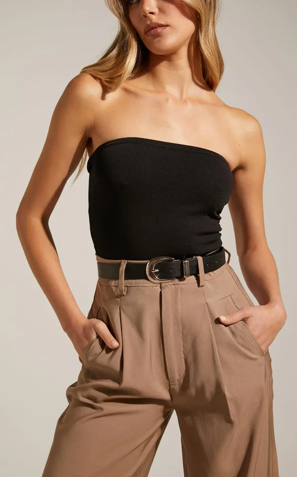 Showpo Ramona Belt In Black Women Belts