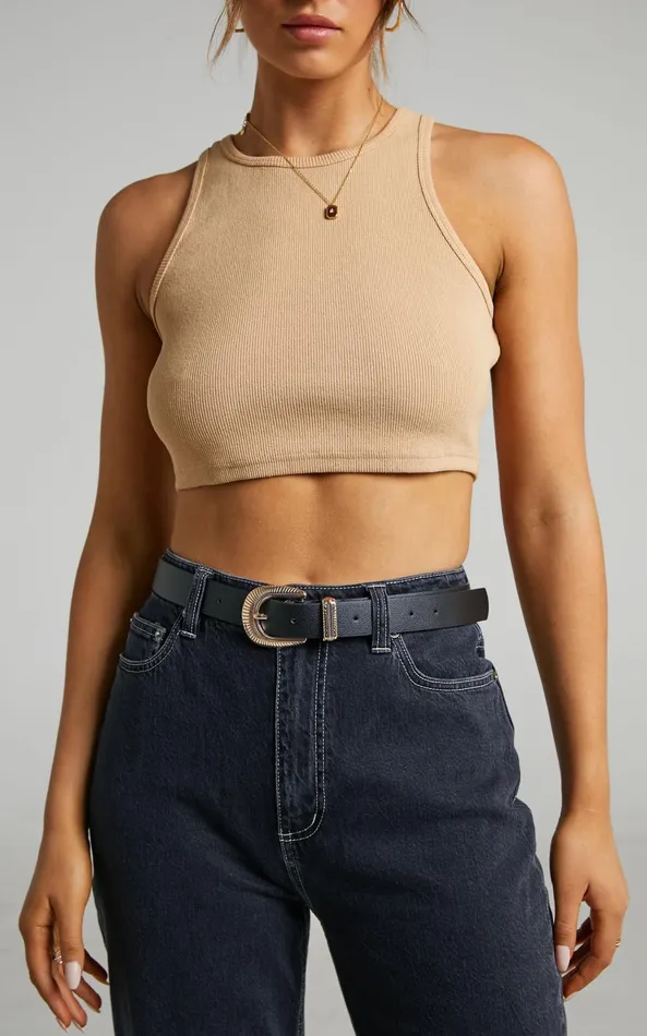 Showpo Ramona Belt In Black Women Belts
