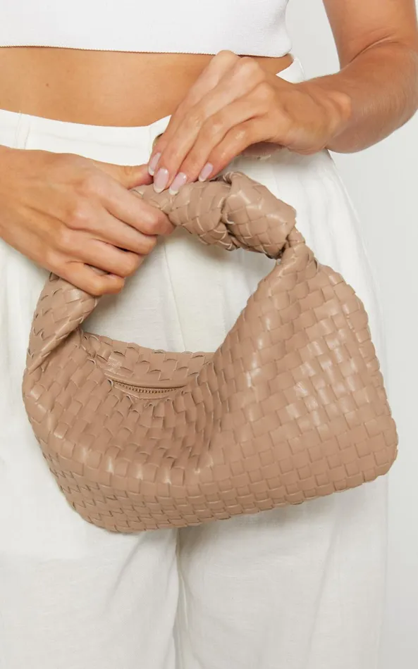 Showpo Reesley Knot Handle Bag In Beige Women Bags