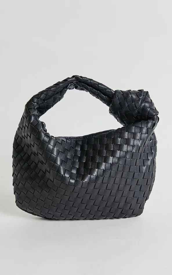 Showpo Reesley Knot Handle Bag In Black Women Bags