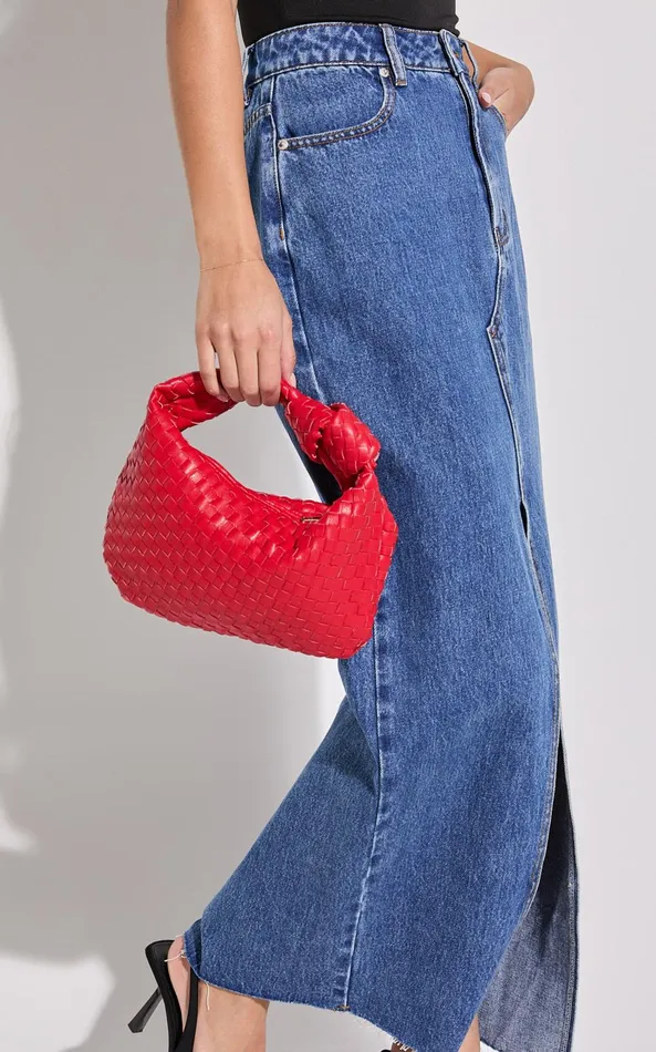 Showpo Reesley Knot Handle Bag In Red Women Bags