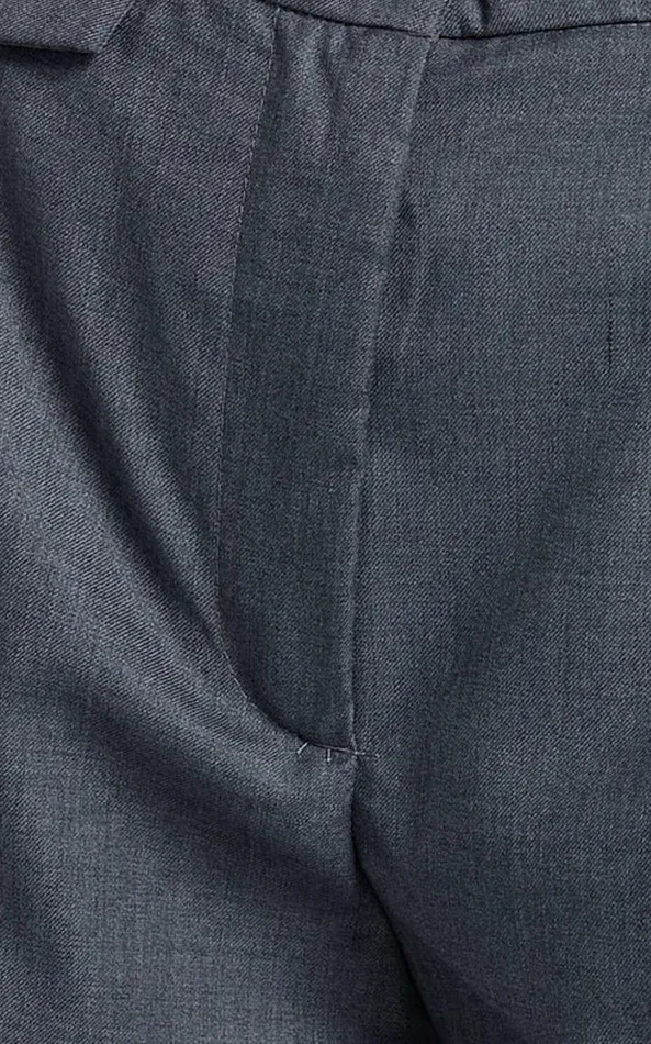 Showpo Romola Trousers 8211 Low Rise Relaxed Pocket Flap Detail Straight Leg Trousers In Charcoal Women Pants