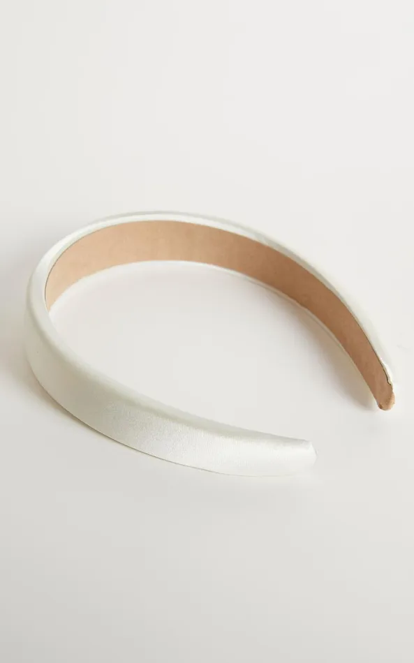 Showpo Ruchelyn Headband In White Women Hair Showpo Ruchelyn Headband In White Women Hair