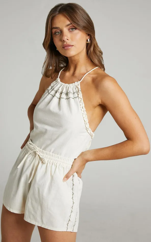 Showpo Rue Stiic 8211 Lucia Short In Pearl White Women Shorts