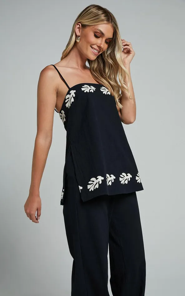 Showpo Runaway The Label 8211 Amalia Pant In BlackSand Women Pants