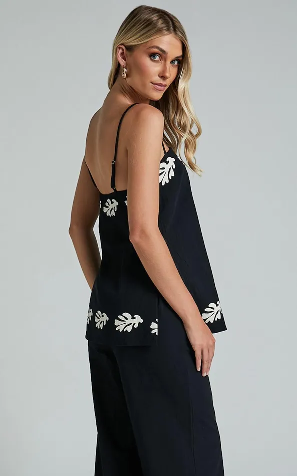 Showpo Runaway The Label 8211 Amalia Top In BlackSand Women Tops