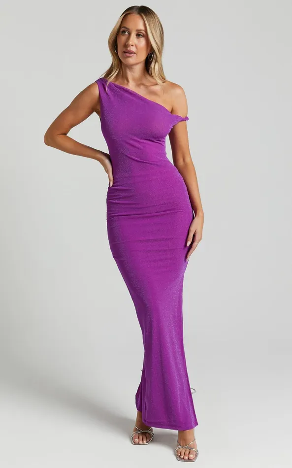 Showpo Runaway The Label 8211 Chyna Midi Dress In Purple Women Dresses