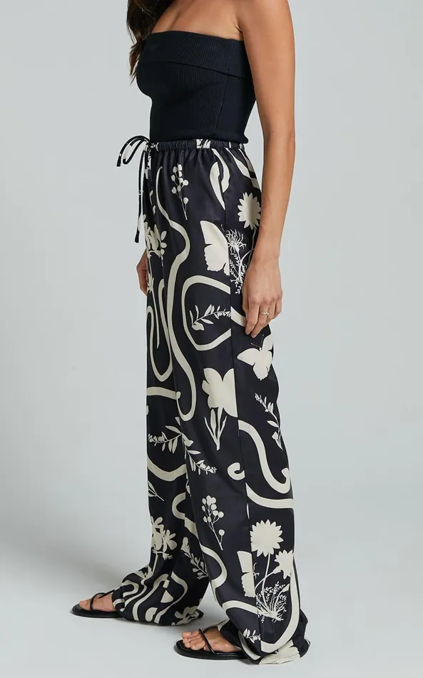Showpo Runaway The Label 8211 Leo Pant In BlackSand Women Pants