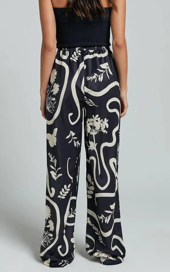 Showpo Runaway The Label 8211 Leo Pant In BlackSand Women Pants