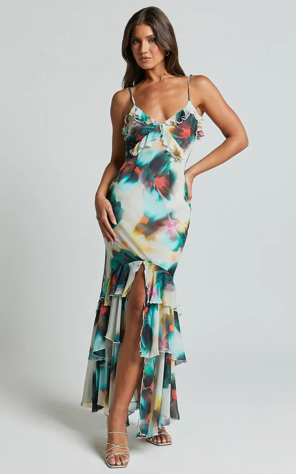 Showpo Runaway The Label 8211 Namari Maxi Dress In CAMILA PRINT Women Dresses Showpo Runaway The Label 8211 Namari Maxi Dress In CAMILA PRINT Women Dresses