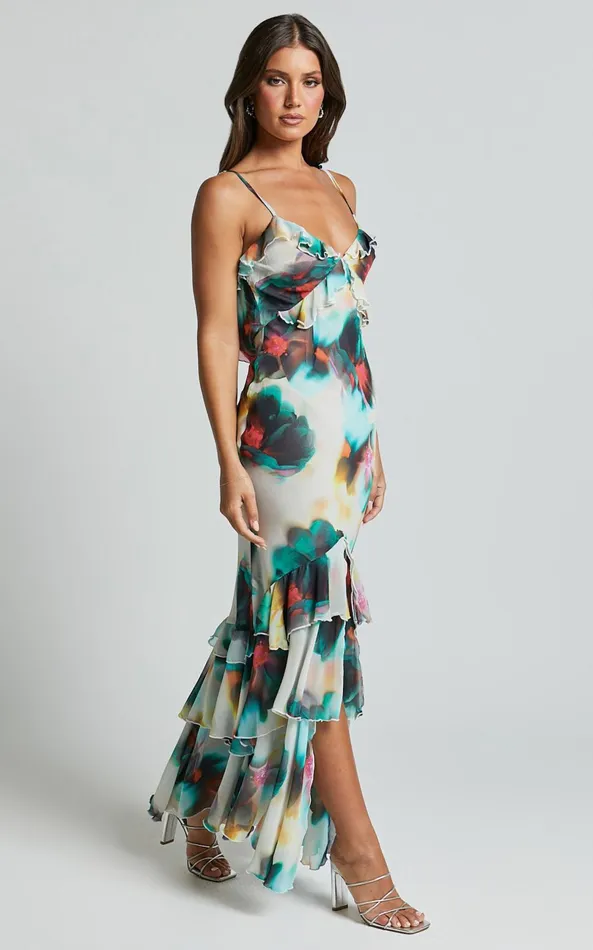 Showpo Runaway The Label 8211 Namari Maxi Dress In CAMILA PRINT Women Dresses