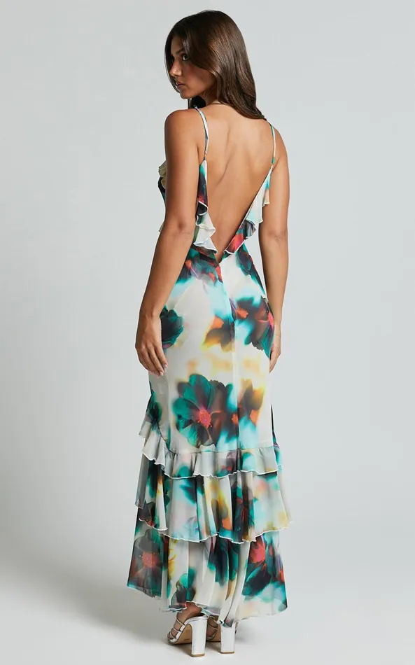 Showpo Runaway The Label 8211 Namari Maxi Dress In CAMILA PRINT Women Dresses