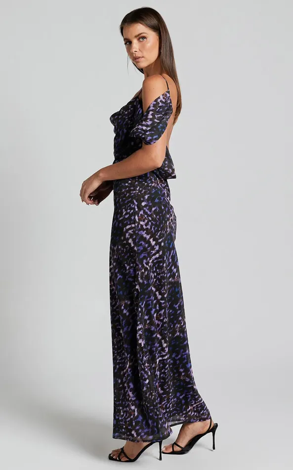 Showpo Runaway The Label 8211 Oxana Slip Dress In Iris Oxana Women Dresses