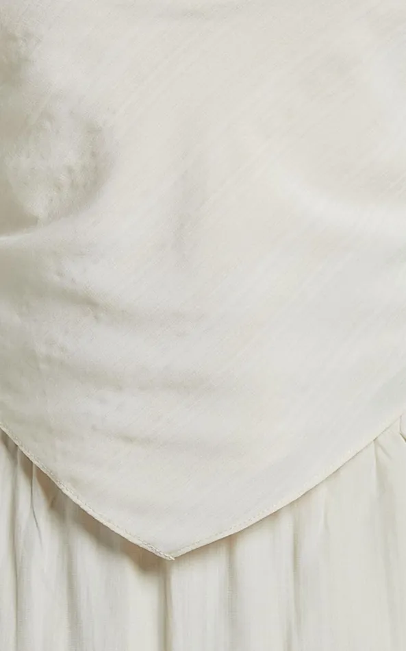 Showpo Runaway The Label 8211 Picilo Scarf Top In Stone Women Tops