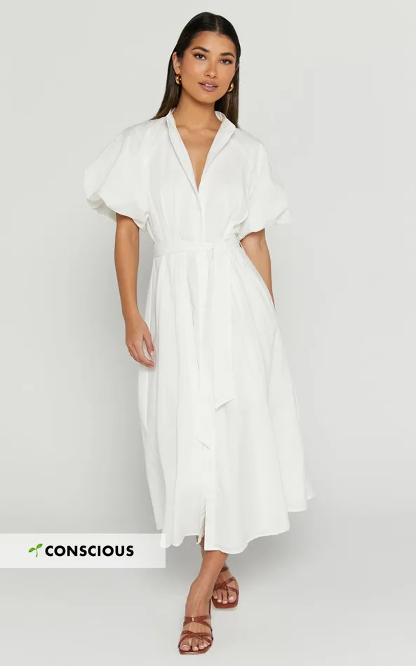 Showpo Sabrina Midi Dress 8211 Linen Look Raglan Sleeve Belted Dress In White Women Curve Clothes Showpo Sabrina Midi Dress 8211 Linen Look Raglan Sleeve Belted Dress In White Women Curve Clothes