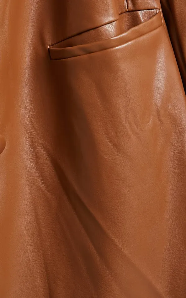 Showpo Samanfa Jacket 8211 Faux Leather Jacket In Tan Women Jackets and Coats Showpo Samanfa Jacket 8211 Faux Leather Jacket In Tan Women Jackets and Coats
