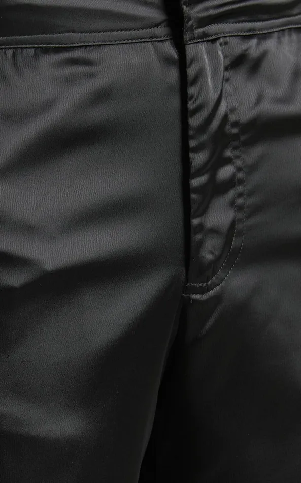 Showpo Saori Pants 8211 Mid Rise Satin Cargo Pants In Black Women Curve Clothes Showpo Saori Pants 8211 Mid Rise Satin Cargo Pants In Black Women Curve Clothes