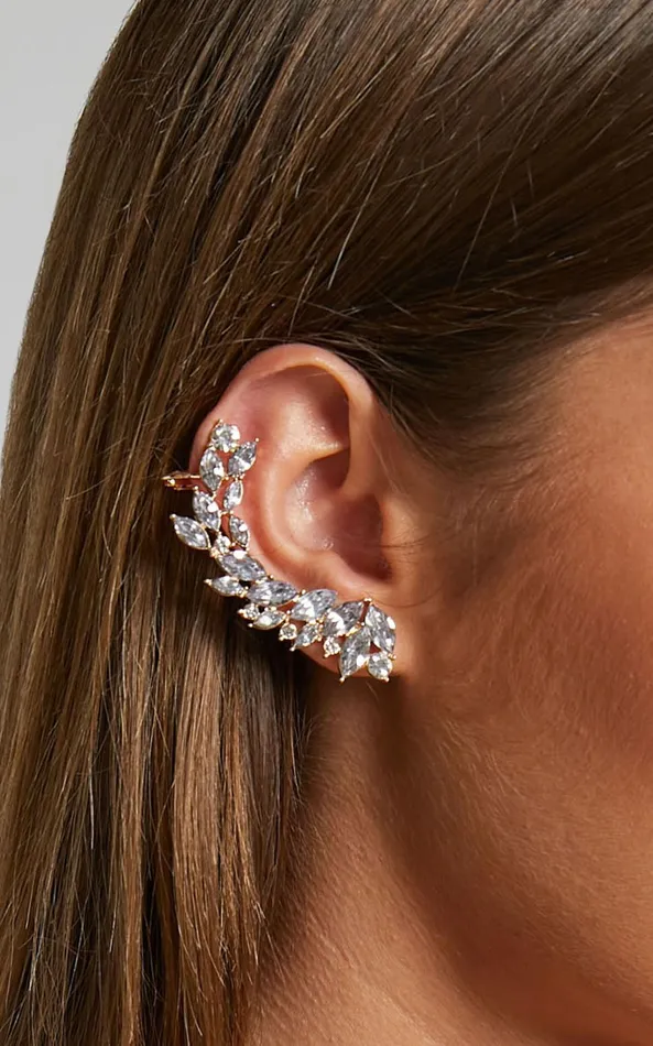 Showpo Saralene Earrings Cuff In Gold Women Earrings