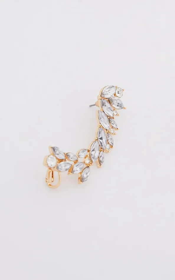 Showpo Saralene Earrings Cuff In Gold Women Earrings