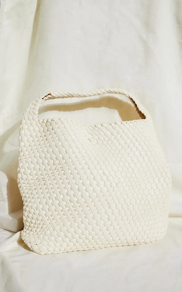 Showpo Seoul Bag 8211 Quilted Tote Bag In Cream Women Bags