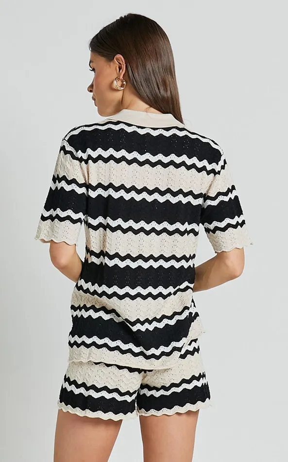 Showpo Seven Wonders 8211 Cam Shirt In SAND Women Knitwear