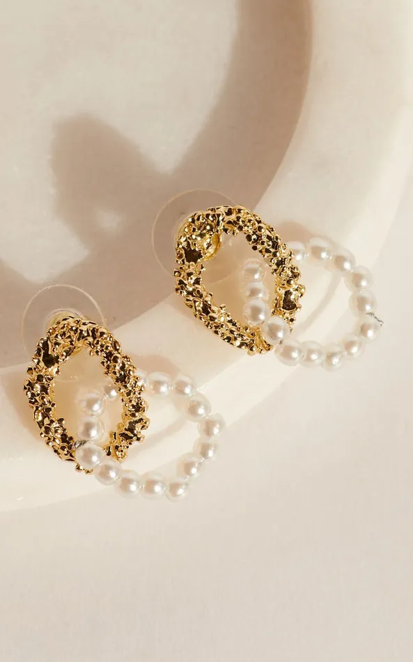 Showpo Sharmine Earrings In Gold Women Earrings