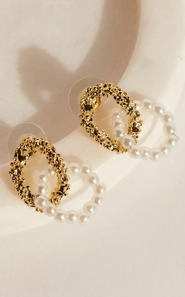 Showpo Sharmine Earrings In Gold Women Earrings